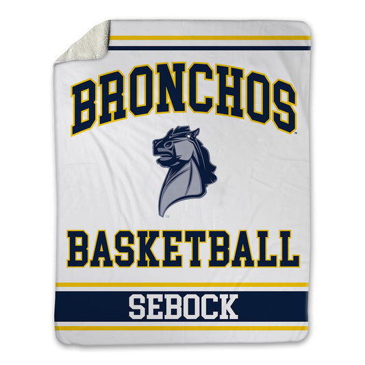 UCO - NCAA Men's Basketball : Jacobi Sebock - Blanket-0