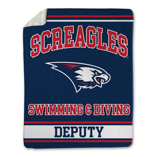 USI - NCAA Men's Swimming & Diving : Nathan Deputy - Blanket-0