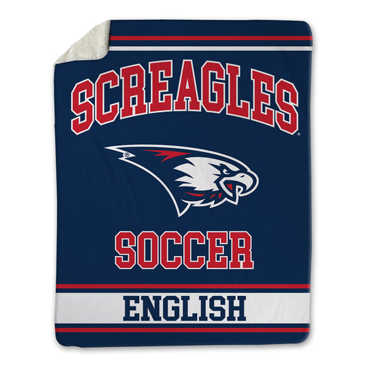 USI - NCAA Men's Soccer : Jacob English - Blanket-0