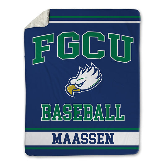 FGCU - NCAA Baseball : Jonathan Maassen - Blanket-0