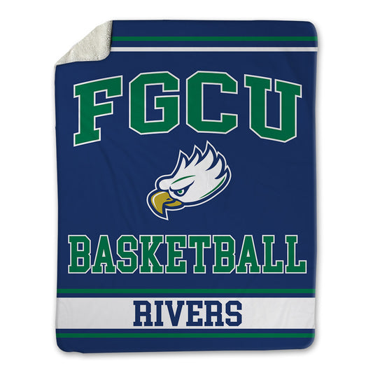 FGCU - NCAA Men's Basketball : Dakota Rivers - Blanket-0