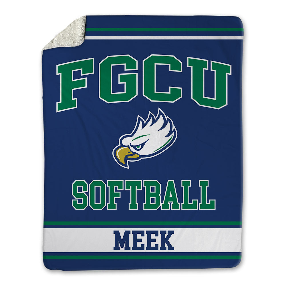 FGCU - NCAA Softball : Tiffany Meek - Blanket-0