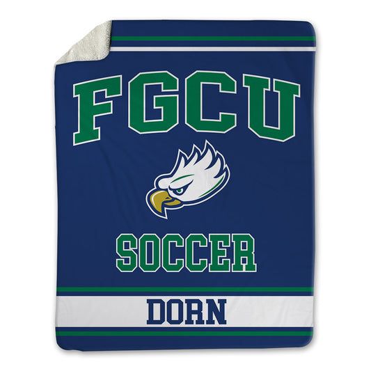 FGCU - NCAA Women's Soccer : Danyelle Dorn - Blanket-0