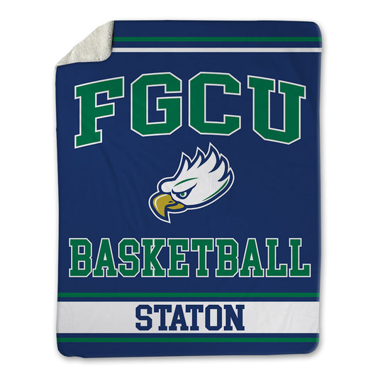 FGCU - NCAA Women's Basketball : Anasia Staton - Blanket-0