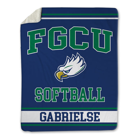 FGCU - NCAA Softball : Tegan Gabrielse - Blanket-0