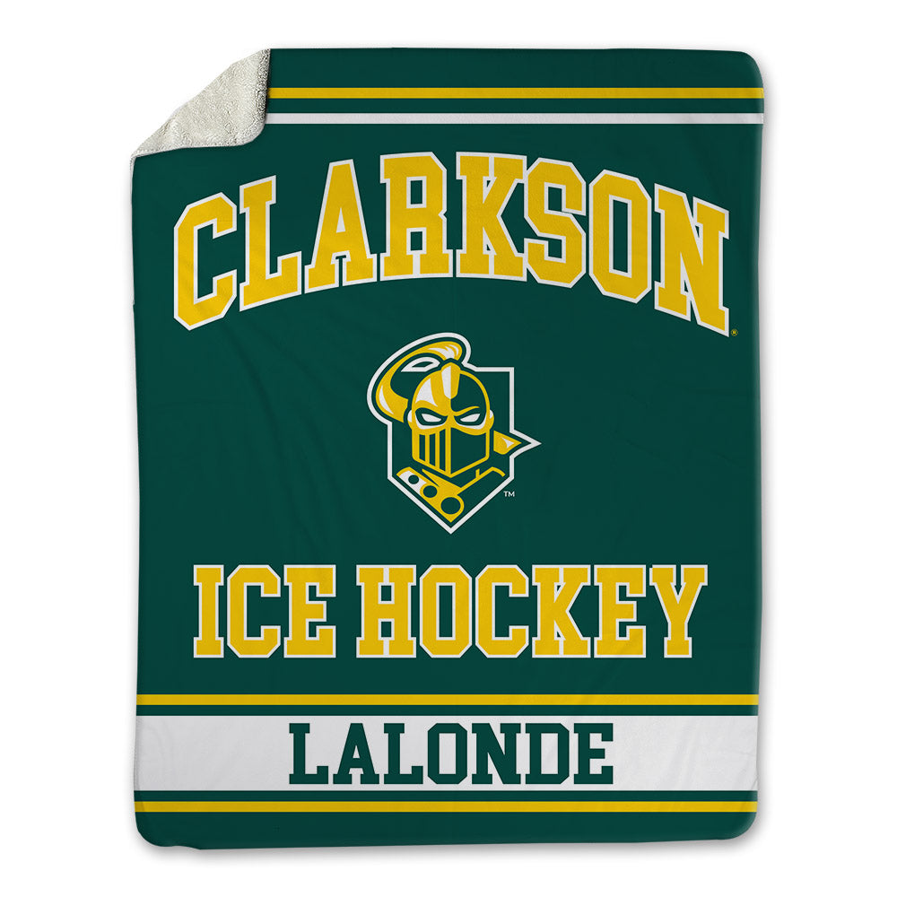 Clarkson - NCAA Women's Ice Hockey : Gabrielle Lalonde - Blanket-0