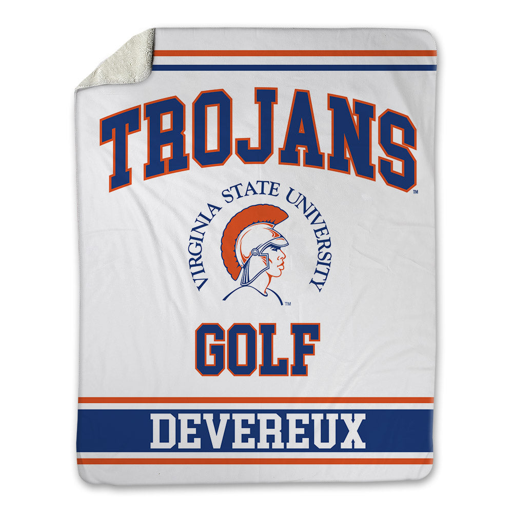 Virginia State - NCAA Men's Golf : Jaxson Devereux - Blanket-0