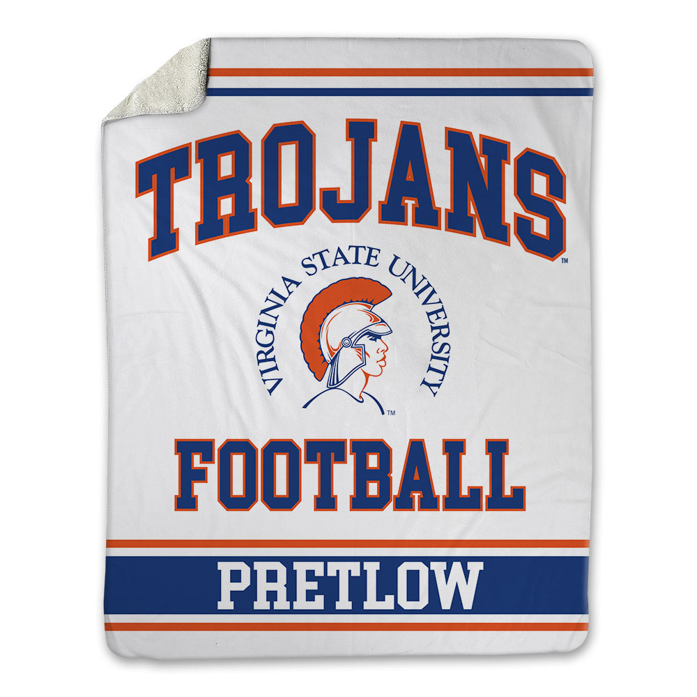 Virginia State - NCAA Football : Jaylen Pretlow - Blanket-0