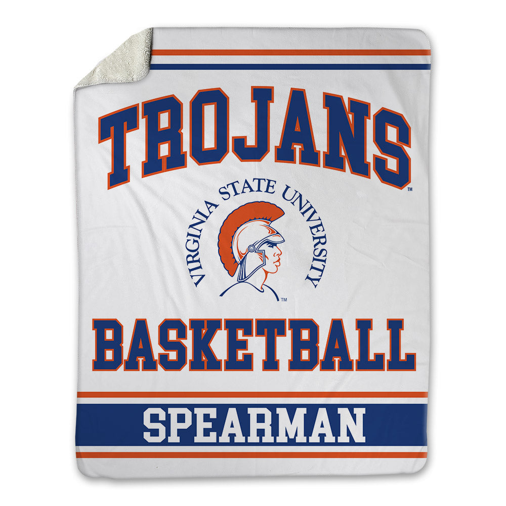 Virginia State - NCAA Women's Basketball : Kendahl Spearman - Blanket-0