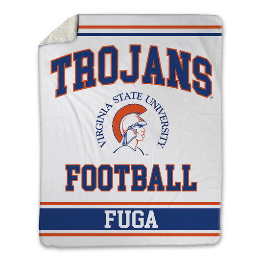 Virginia State - NCAA Football : Jonah Fuga - Blanket-0