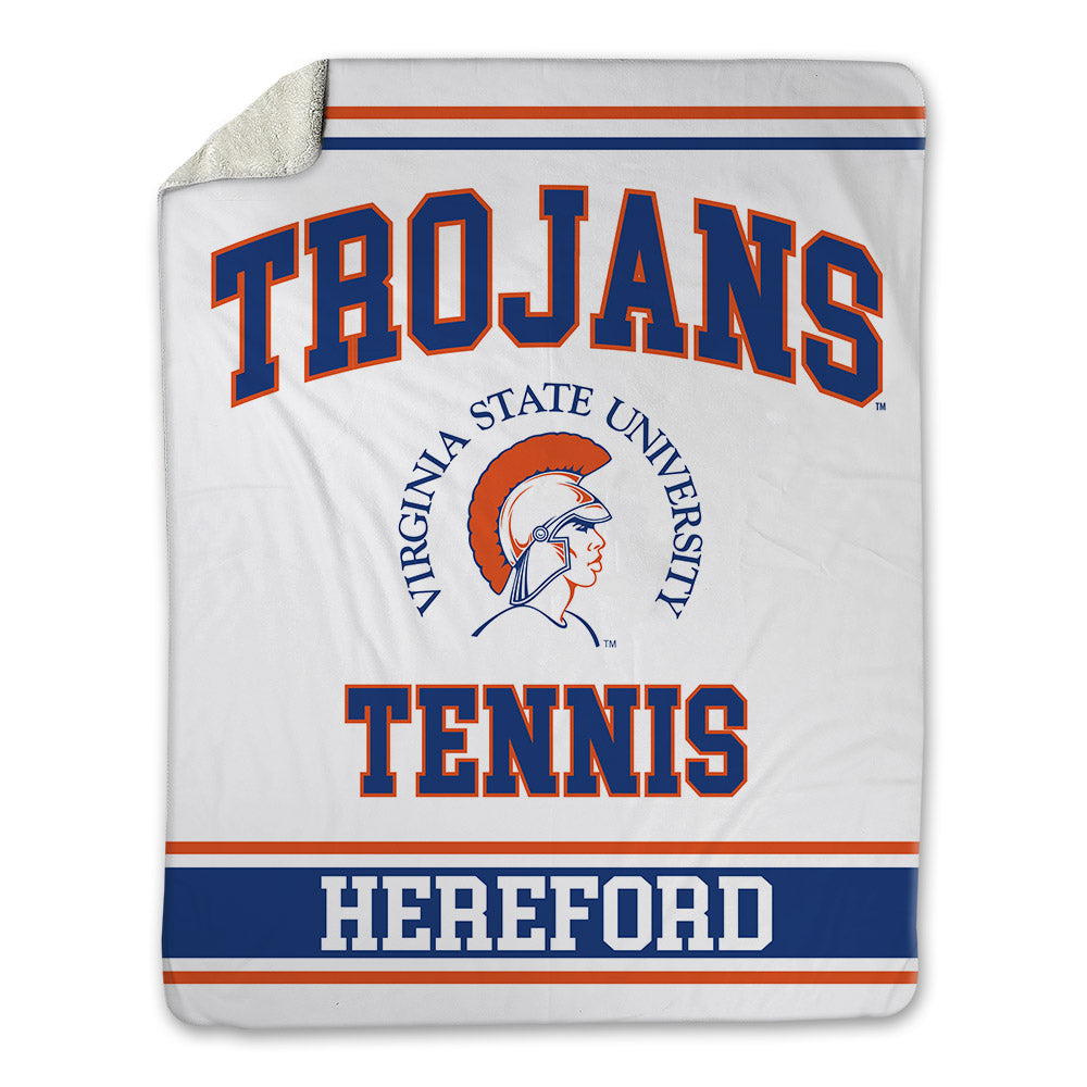 Virginia State - NCAA Women's Tennis : Leilani Hereford - Blanket-0