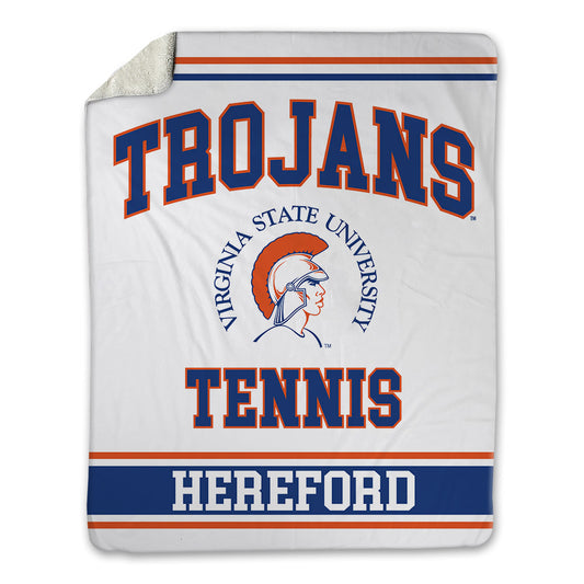 Virginia State - NCAA Women's Tennis : Leilani Hereford - Blanket-0