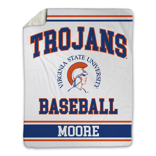 Virginia State - NCAA Baseball : Josiah Moore - Blanket-0
