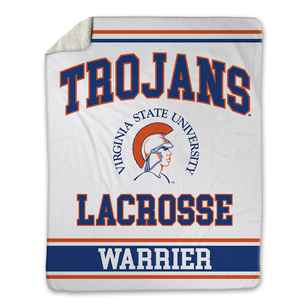 Virginia State - NCAA Men's Lacrosse : Arjun Warrier - Blanket-0