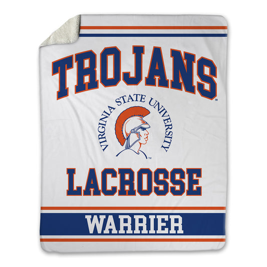 Virginia State - NCAA Men's Lacrosse : Arjun Warrier - Blanket-0