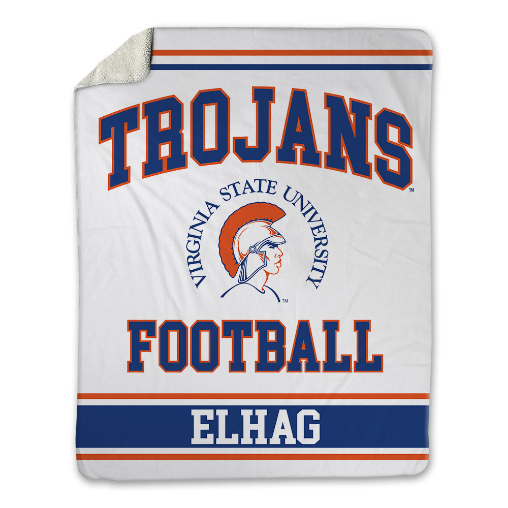 Virginia State - NCAA Football : Yazan Elhag - Blanket-0