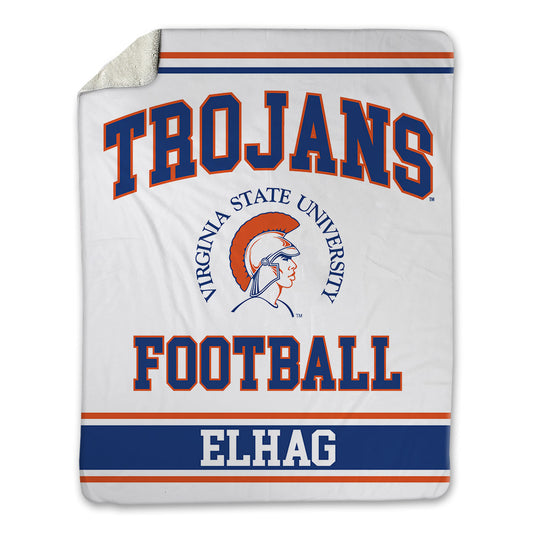 Virginia State - NCAA Football : Yazan Elhag - Blanket-0