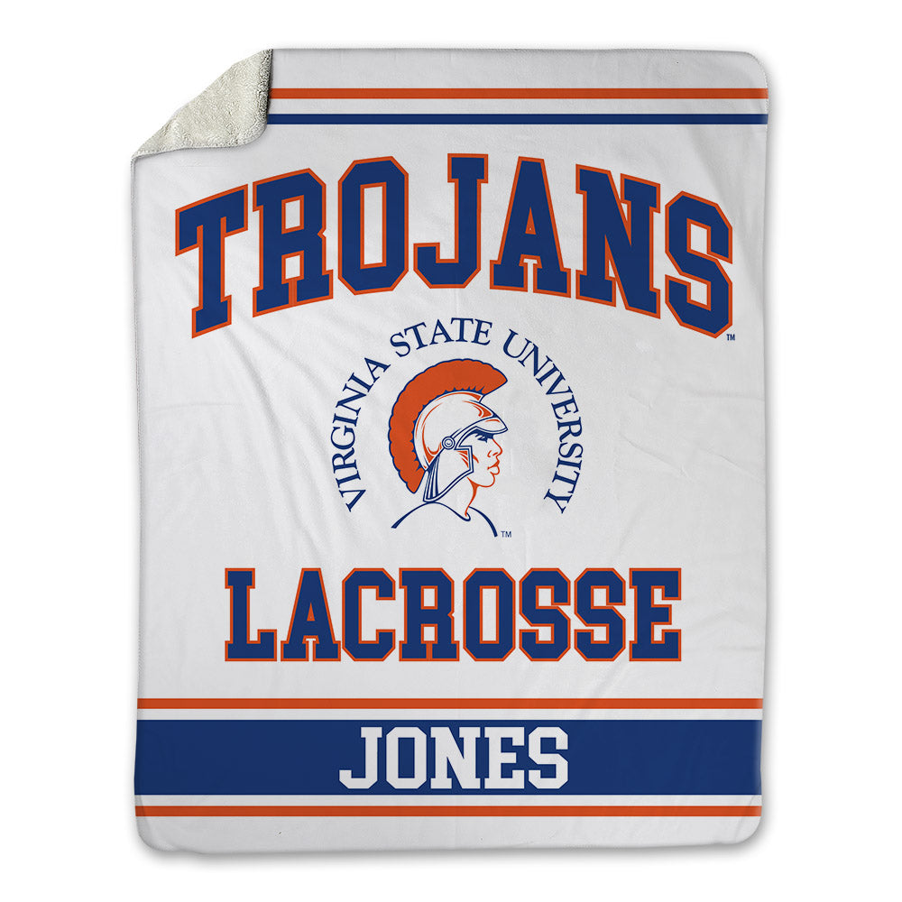 Virginia State - NCAA Women's Lacrosse : Ilyana Jones - Blanket-0