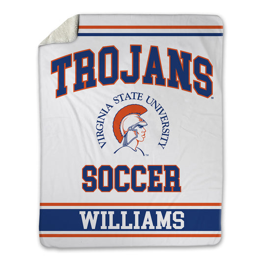 Virginia State - NCAA Women's Soccer : Geena Williams - Blanket-0