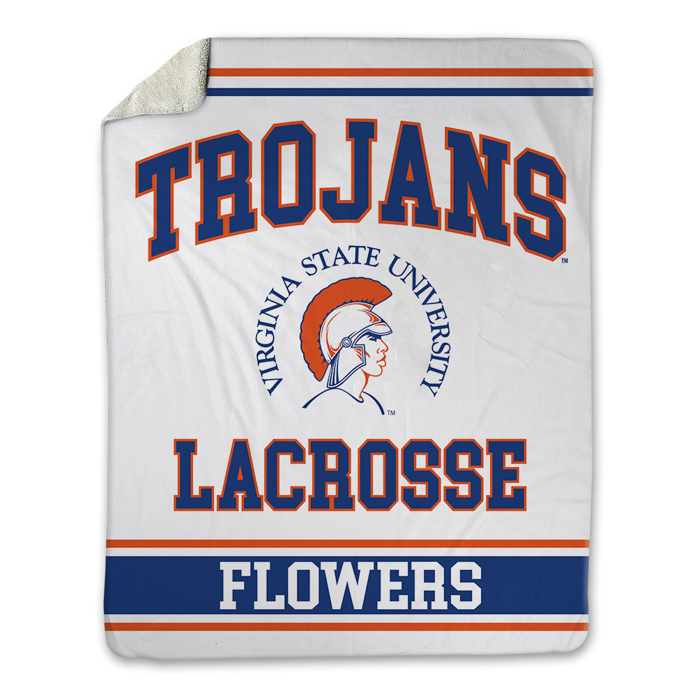 Virginia State - NCAA Men's Lacrosse : Antoine Flowers - Blanket-0