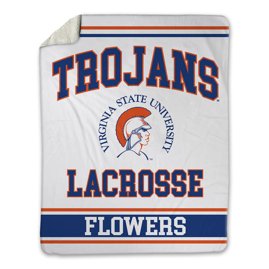 Virginia State - NCAA Men's Lacrosse : Antoine Flowers - Blanket-0