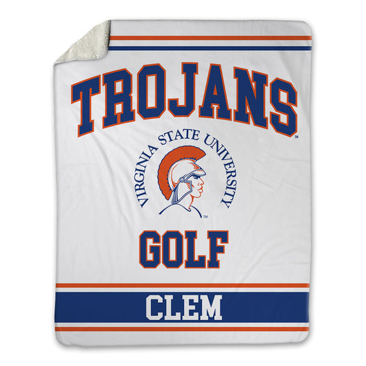 Virginia State - NCAA Men's Golf : Camden Clem - Blanket-0