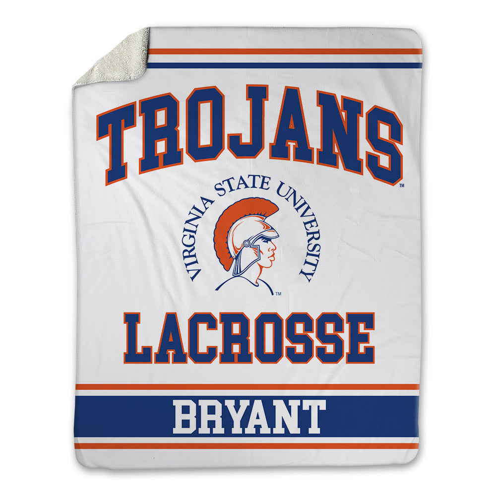 Virginia State - NCAA Men's Lacrosse : Elijah Bryant - Blanket-0