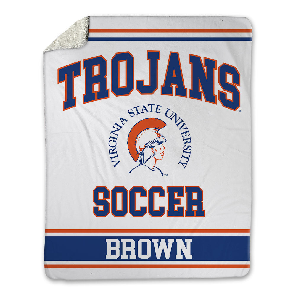 Virginia State - NCAA Women's Soccer : Emma Brown - Blanket-0