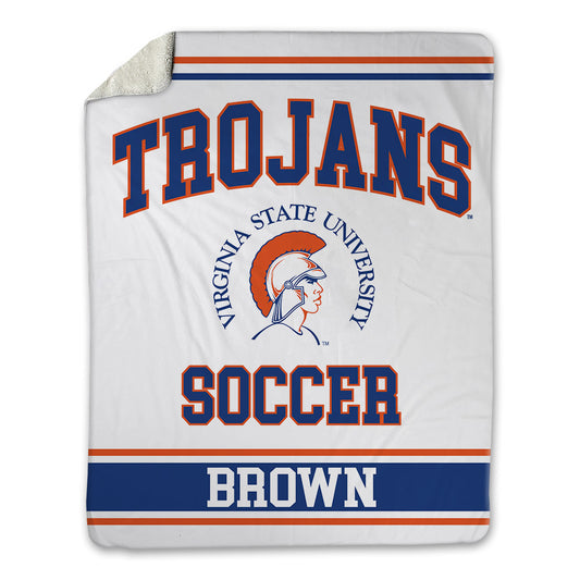 Virginia State - NCAA Women's Soccer : Emma Brown - Blanket-0