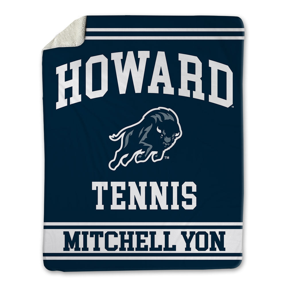 Howard - NCAA Men's Tennis : Shawn Mitchell Yon - Blanket-0
