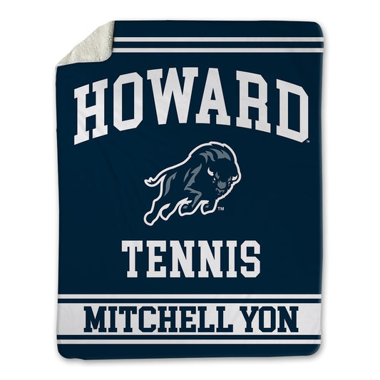 Howard - NCAA Men's Tennis : Shawn Mitchell Yon - Blanket-0