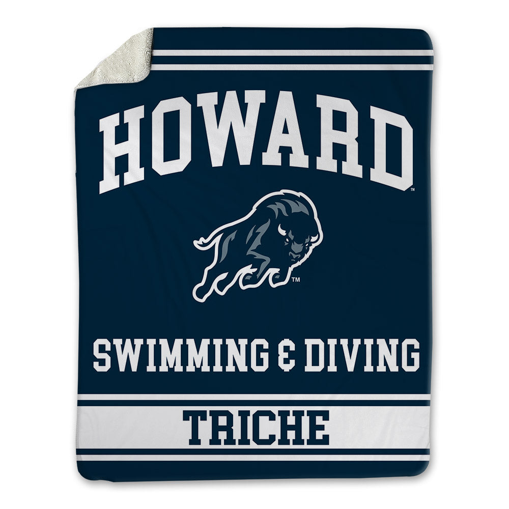 Howard - NCAA Men's Swimming & Diving : Ty Triche - Blanket-0