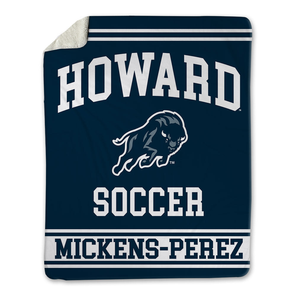 Howard - NCAA Women's Soccer : Asia Mickens-Perez - Blanket-0
