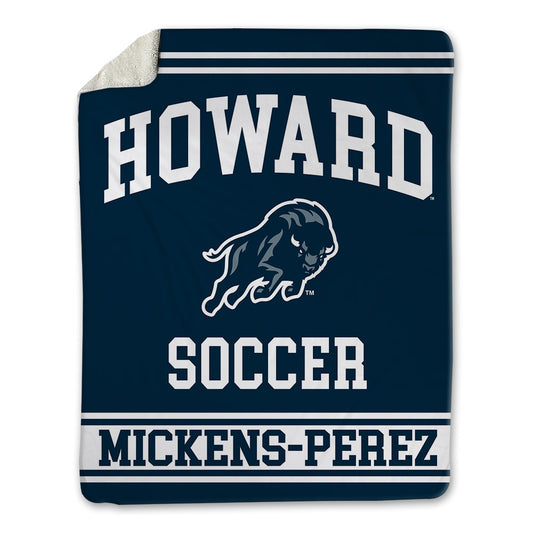 Howard - NCAA Women's Soccer : Asia Mickens-Perez - Blanket-0