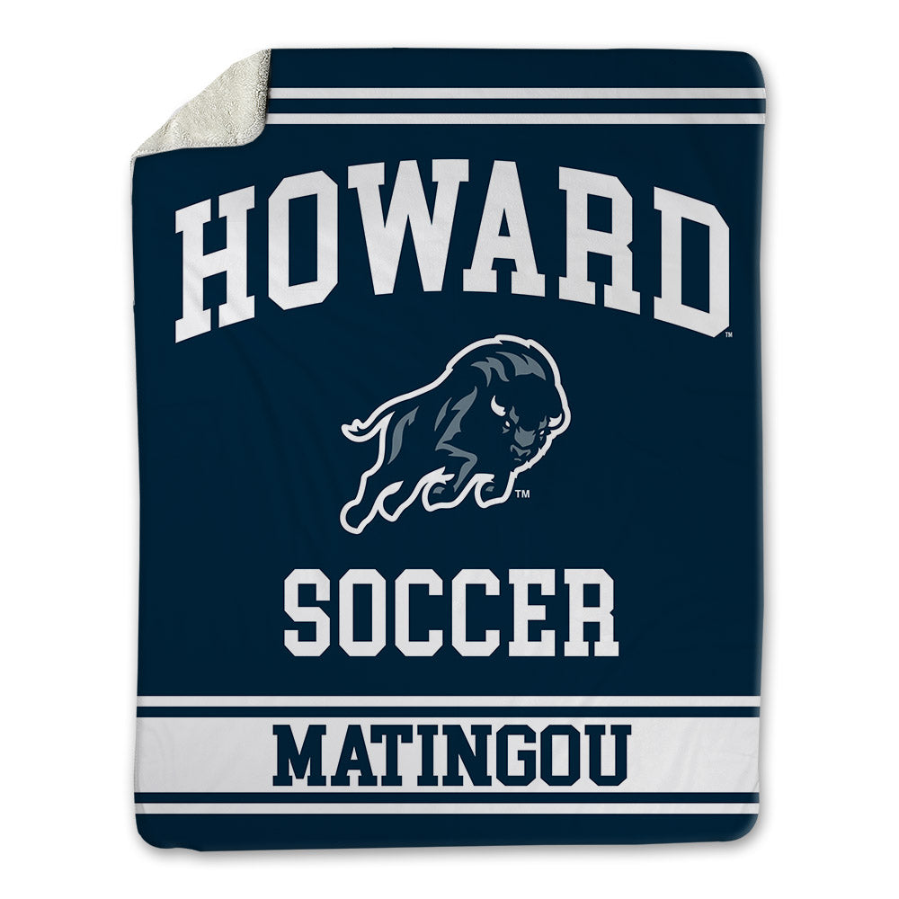 Howard - NCAA Men's Soccer : Troy Matingou - Blanket-0