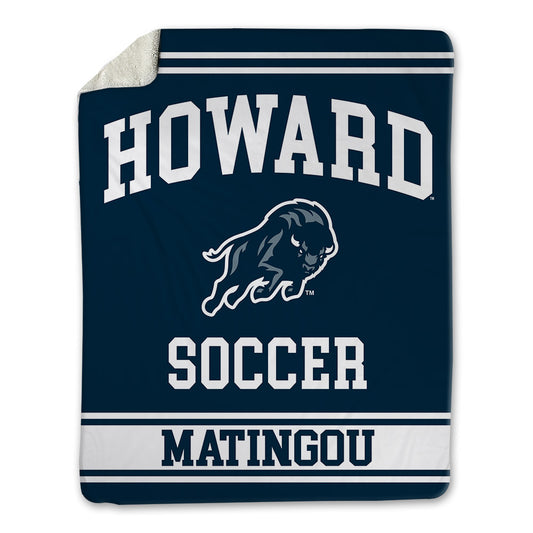 Howard - NCAA Men's Soccer : Troy Matingou - Blanket-0