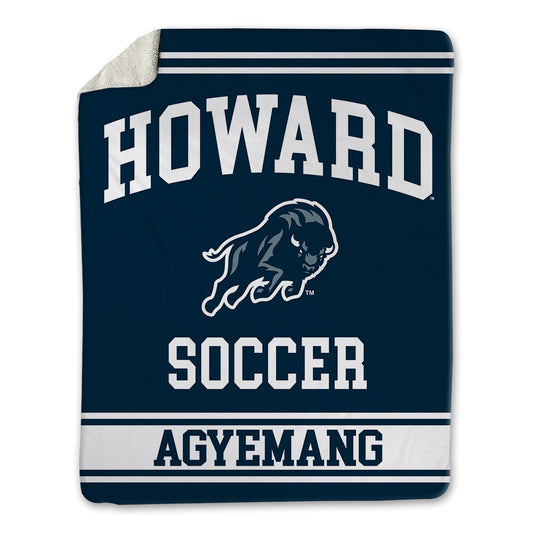 Howard - NCAA Men's Soccer : Ezekiel Agyemang - Blanket-0
