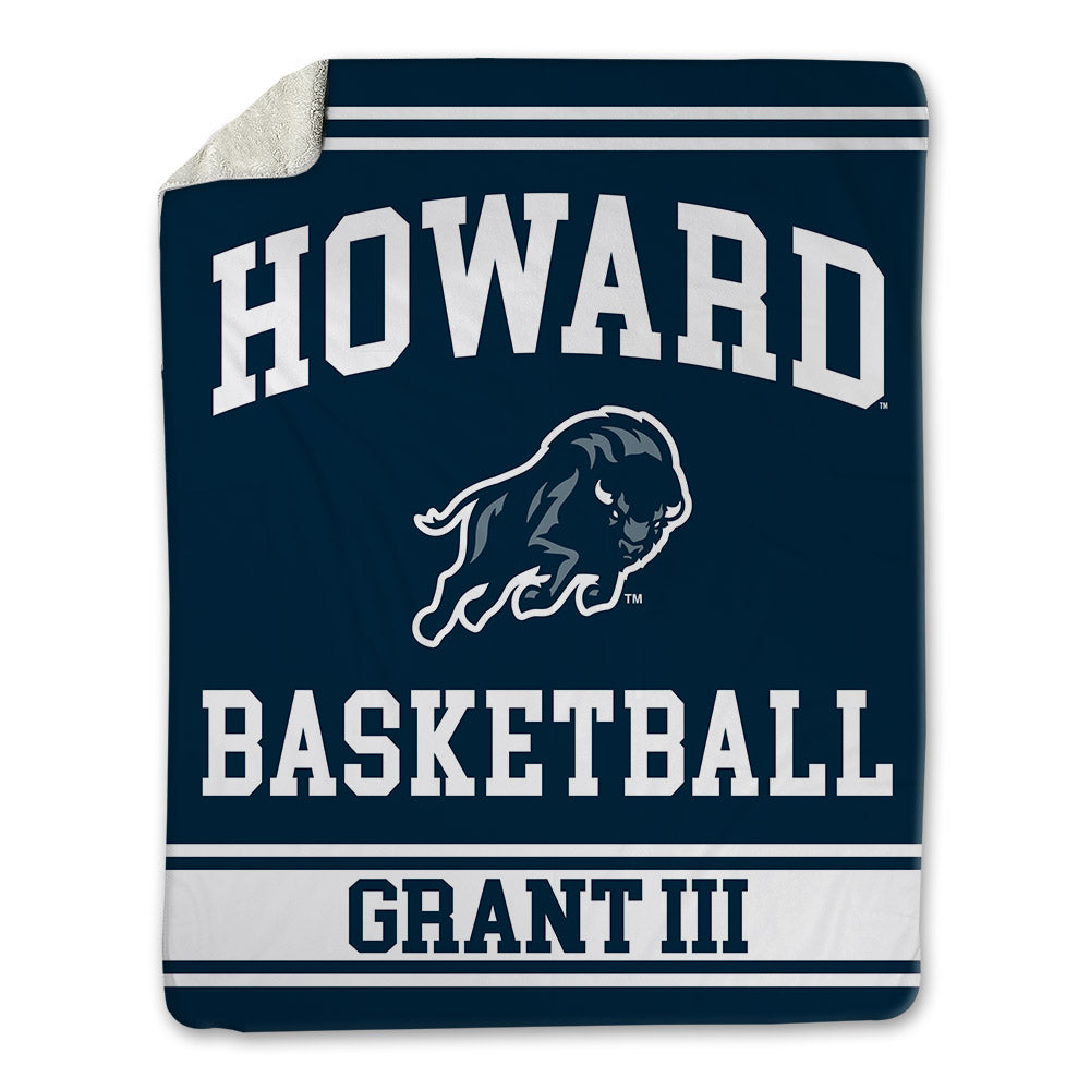 Howard - NCAA Men's Basketball : Earl Grant III - Blanket-0