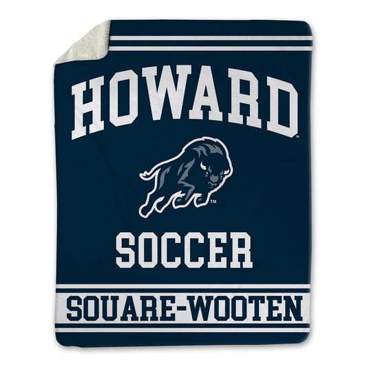 Howard - NCAA Men's Soccer : Barry Souare-Wooten - Blanket-0