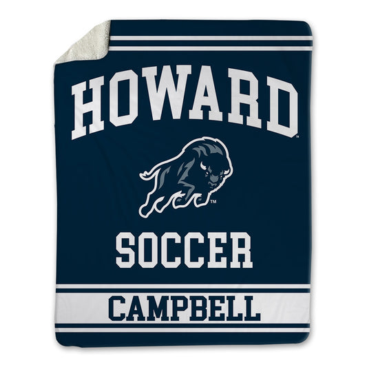 Howard - NCAA Men's Soccer : Ian Campbell - Blanket-0
