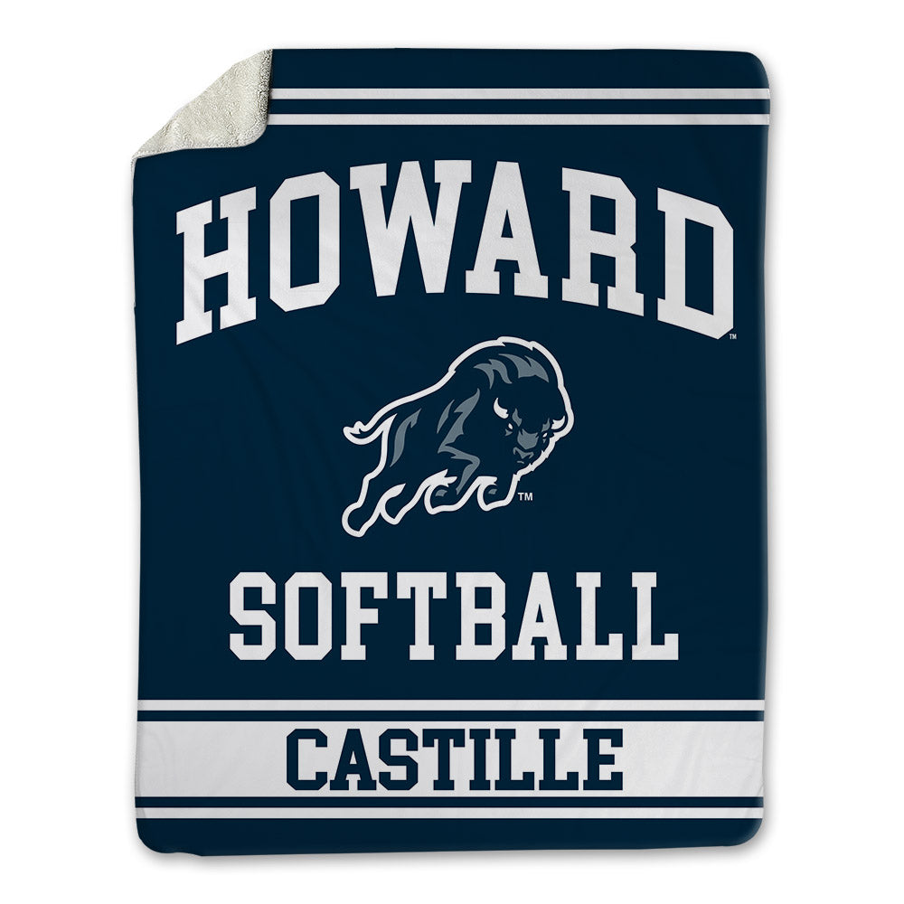Howard - NCAA Softball : Cheyenne Castille - Blanket-0