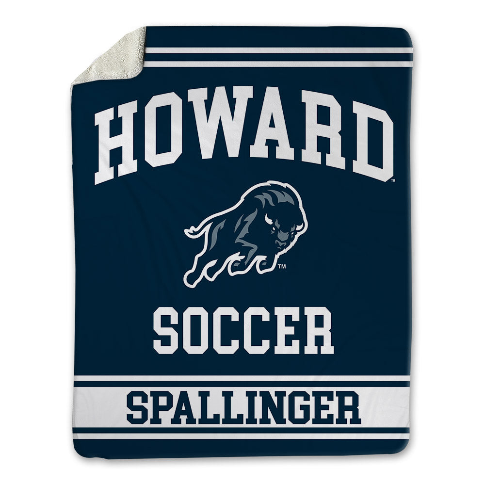 Howard - NCAA Men's Soccer : Jude Spallinger - Blanket-0