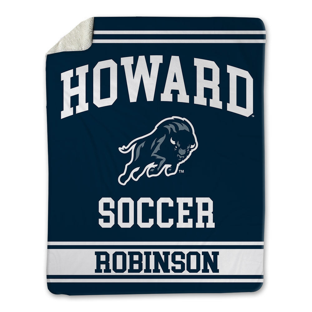 Howard - NCAA Men's Soccer : Naim Robinson - Blanket-0