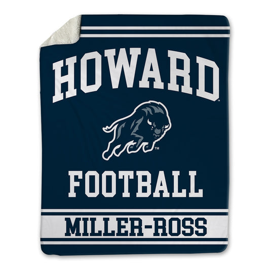 Howard - NCAA Football : Drevon Miller-Ross - Blanket-0