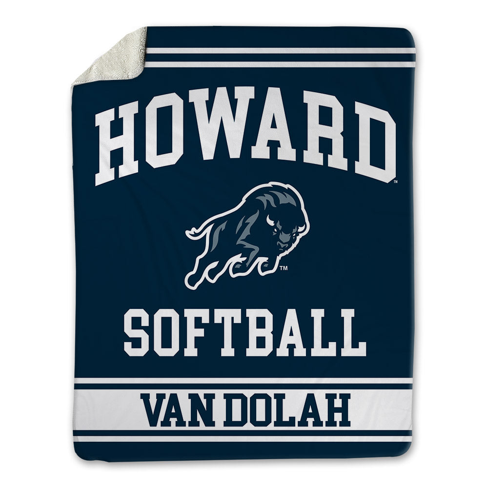 Howard - NCAA Softball : Madison Van Dolah - Blanket-0