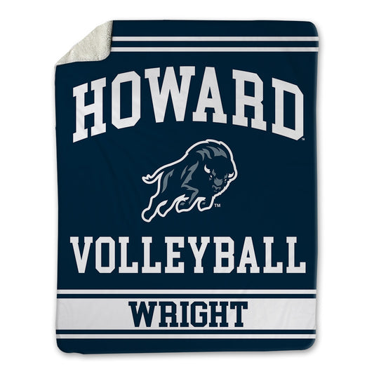 Howard - NCAA Women's Volleyball : Kennedi Wright - Blanket-0