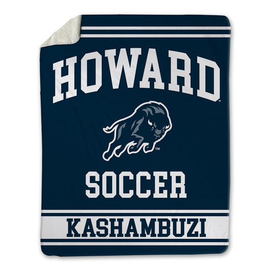 Howard - NCAA Men's Soccer : Alex Kashambuzi - Blanket-0