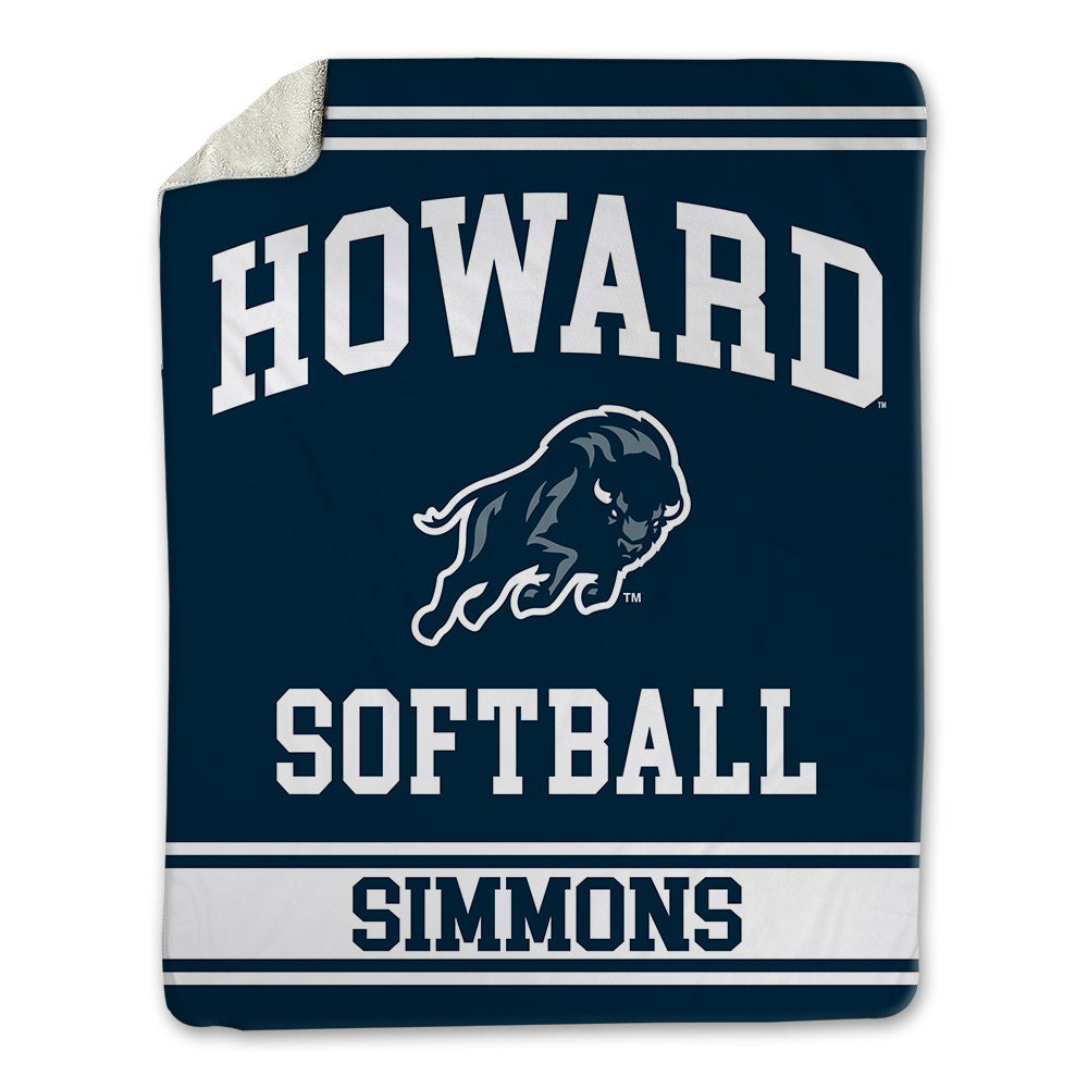 Howard - NCAA Softball : Brooke Simmons - Blanket-0