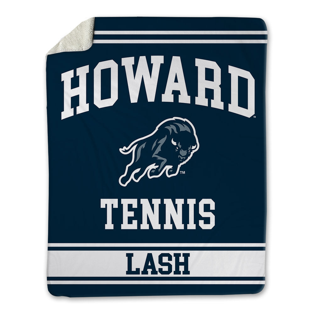 Howard - NCAA Men's Tennis : Kendrick Lash - Blanket-0