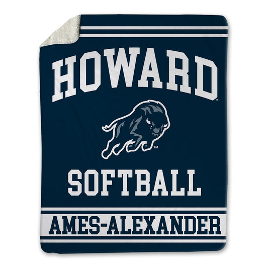 Howard - NCAA Softball : Taylor Ames-Alexander - Blanket-0